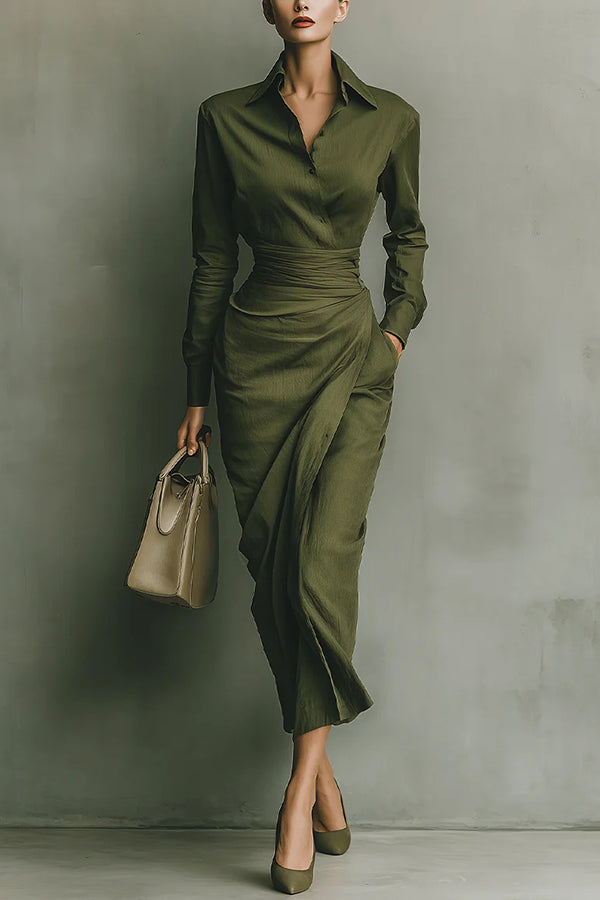 Meliora | Sukienka Maxi w Stylu Wrap