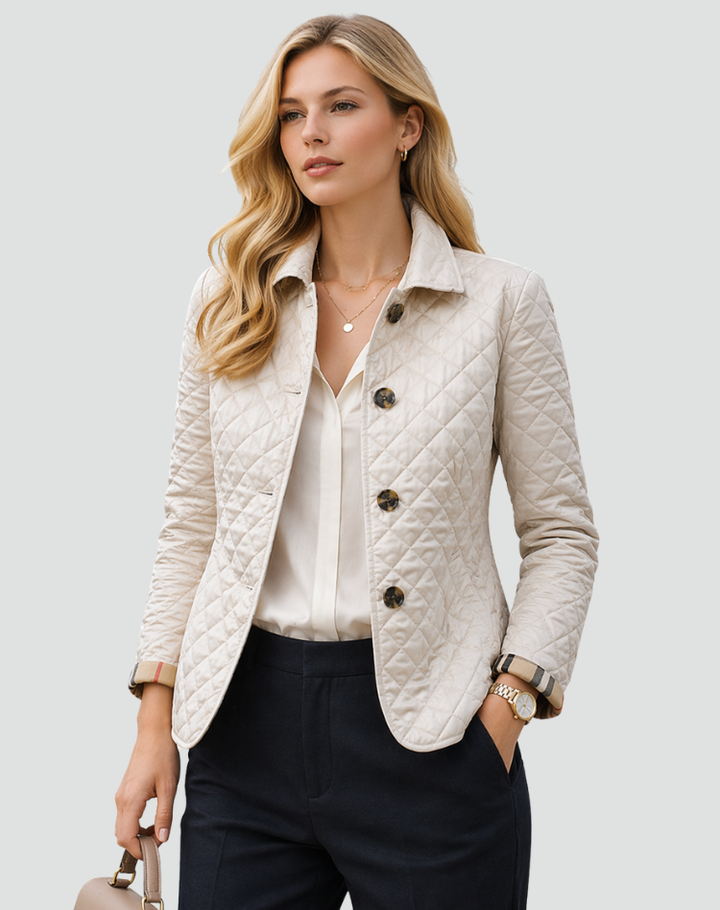 BELLUCCI MILANO | KURTKA QUILTED Z GUZIKAMI DLA KOBIET