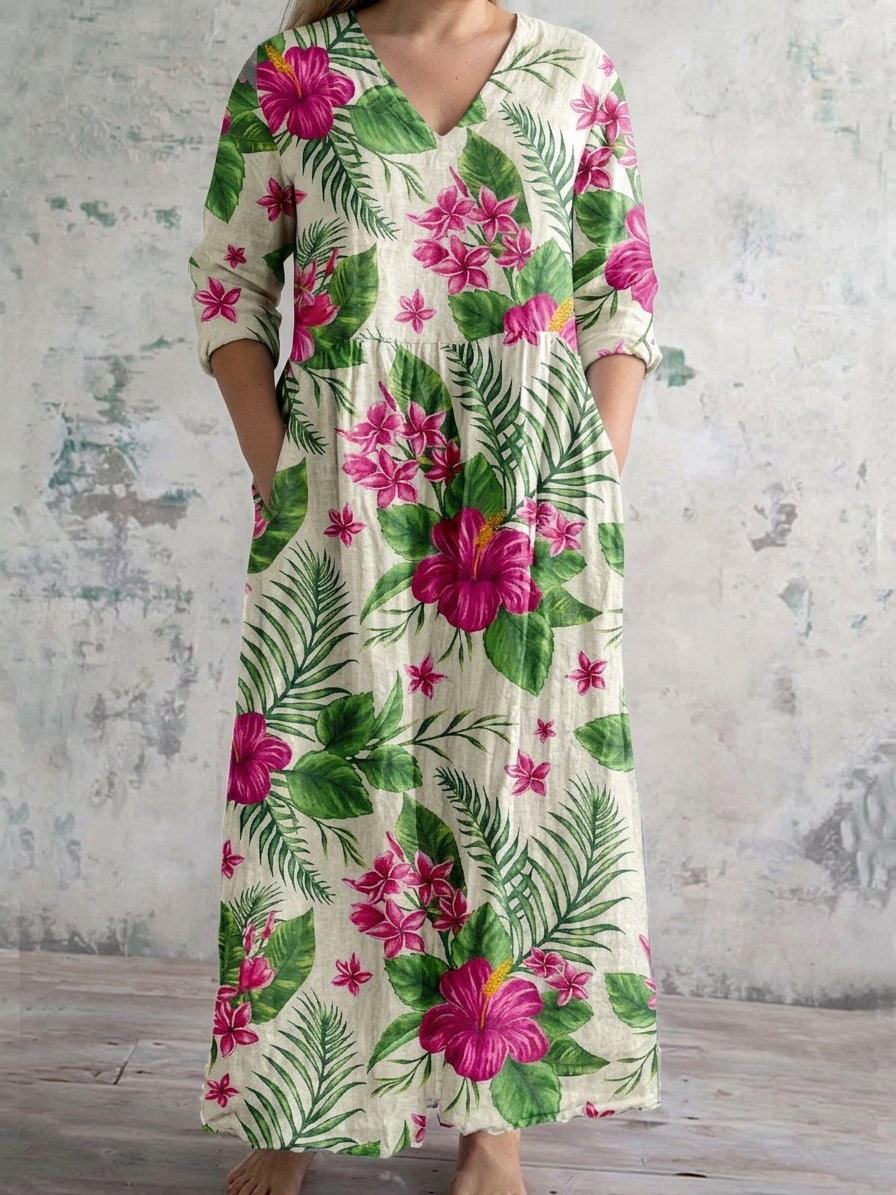 Isladora | Maxi Sukienka Tropical Bloom