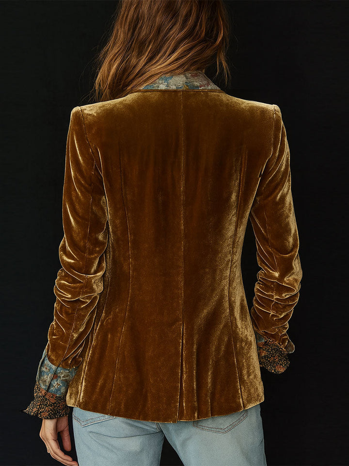 Marcelline | Blazer Patchwork Kwiatowy Vintage