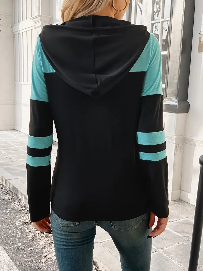 Elegancka Casual Hoodie z długim rękawem
