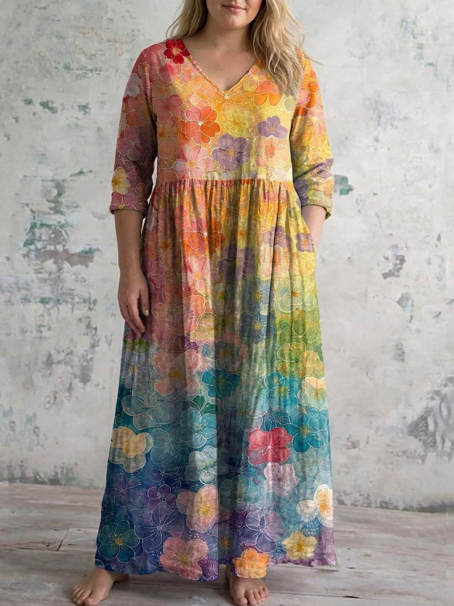 Solmira | Sukienka Maxi Sunset Bloom