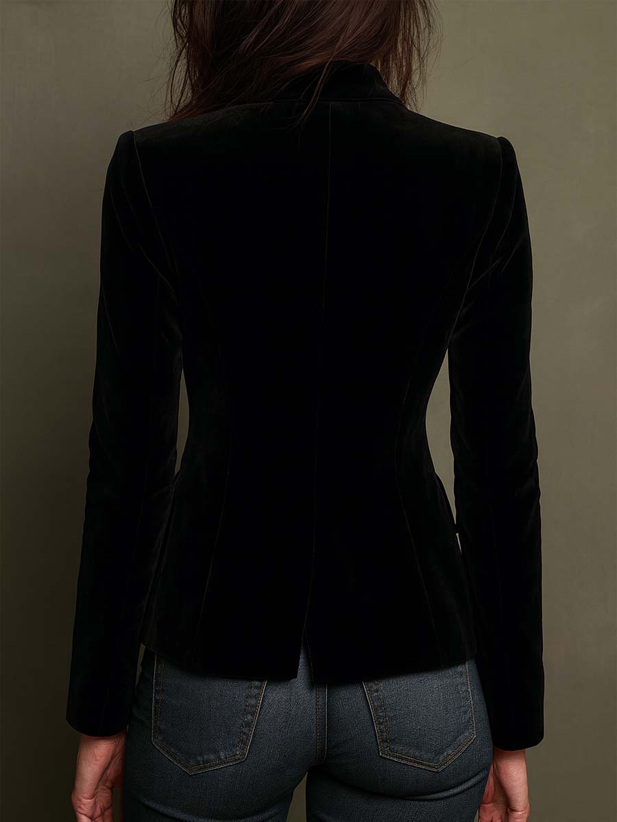 Apolline | Blazer Haftowany Kwiatowy Wielokolorowy