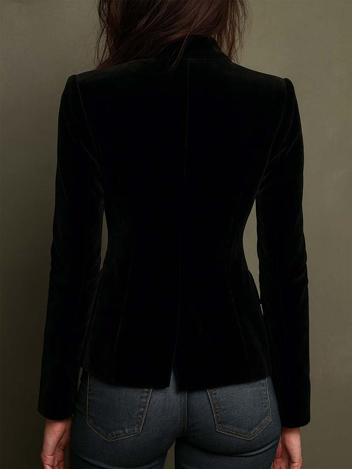 Apolline | Blazer Haftowany Kwiatowy Wielokolorowy