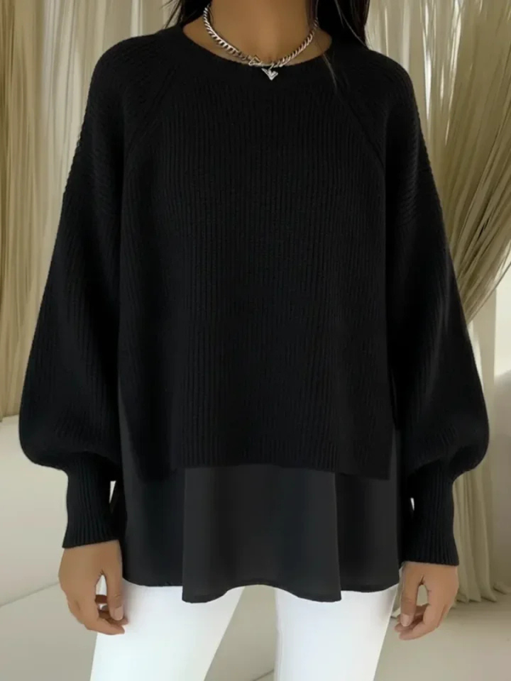 Casilda | Sweter Efekt Dwu Części