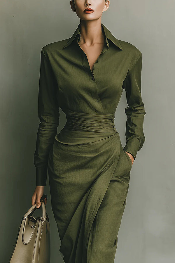 Meliora | Sukienka Maxi w Stylu Wrap