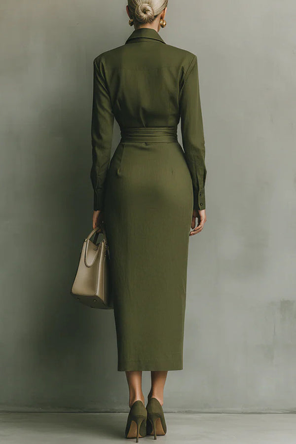 Meliora | Sukienka Maxi w Stylu Wrap