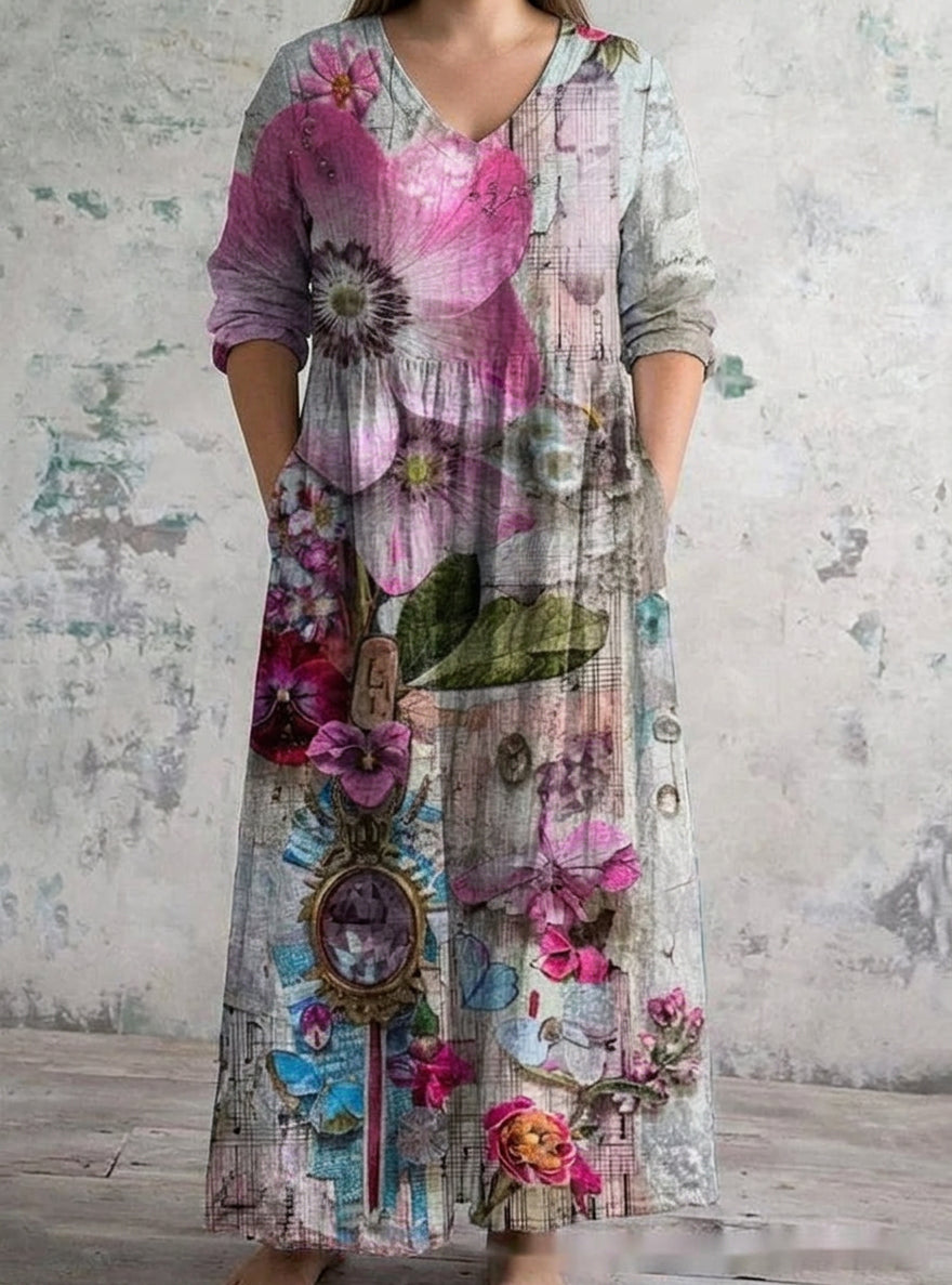 Violetta | Sukienka Maxi Enchanted Bloom