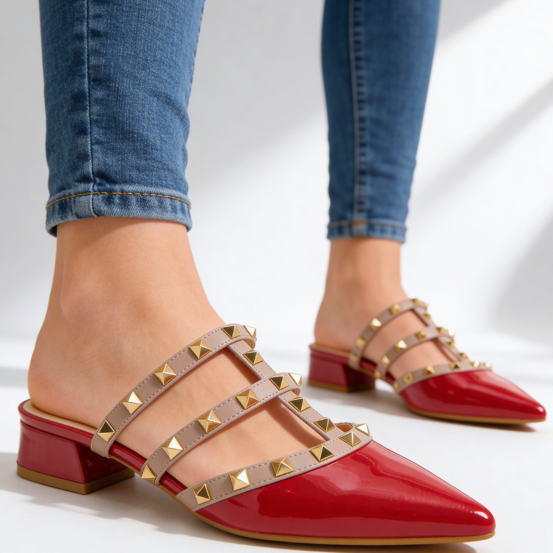 Odette Mule z ćwiekami