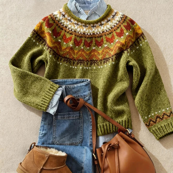 Jasmin™ | Klasyczny Sweter Vintage