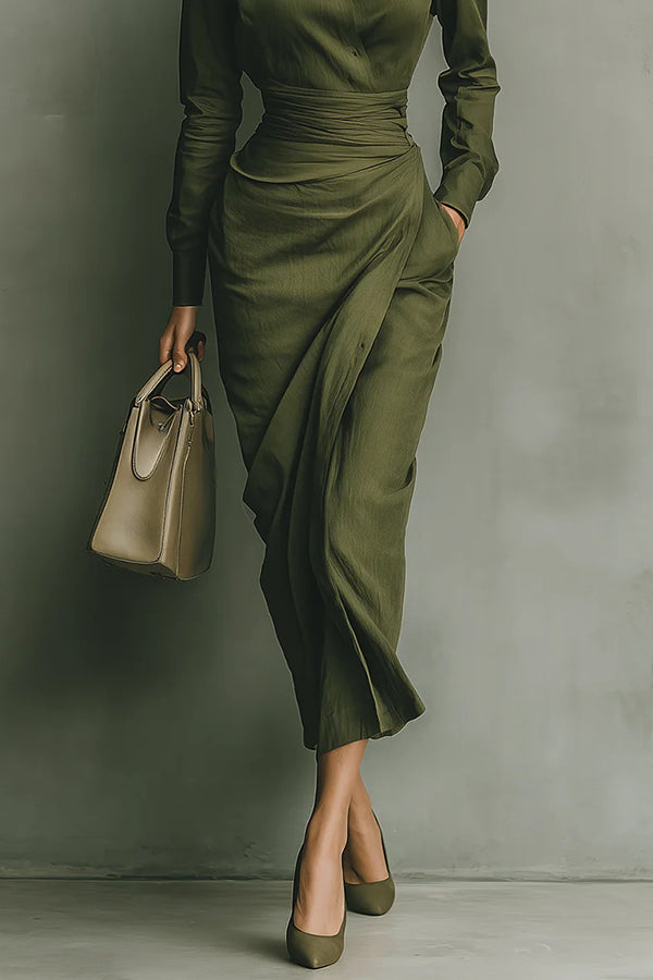 Meliora | Sukienka Maxi w Stylu Wrap
