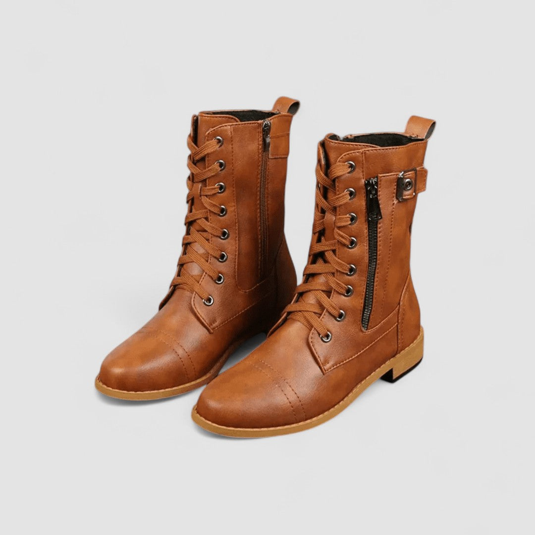 Tallulah | Zapięte Botki w Stylu Western