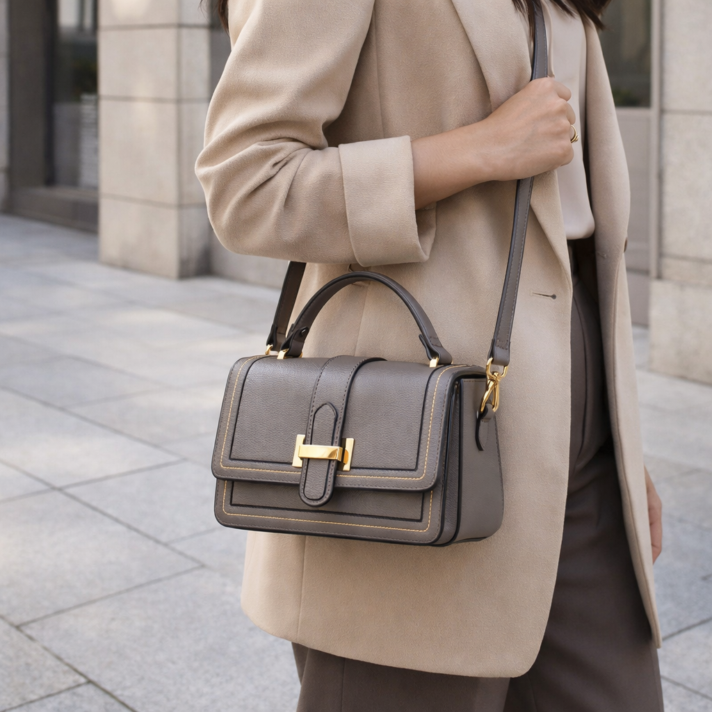 Luna Paris - Elegancka Skórzana Torebka