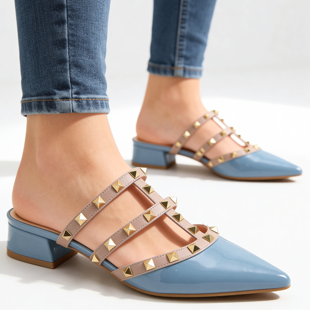 Odette Mule z ćwiekami