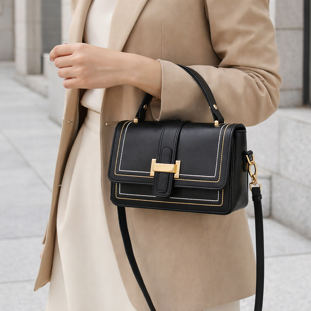 Luna Paris - Elegancka Skórzana Torebka