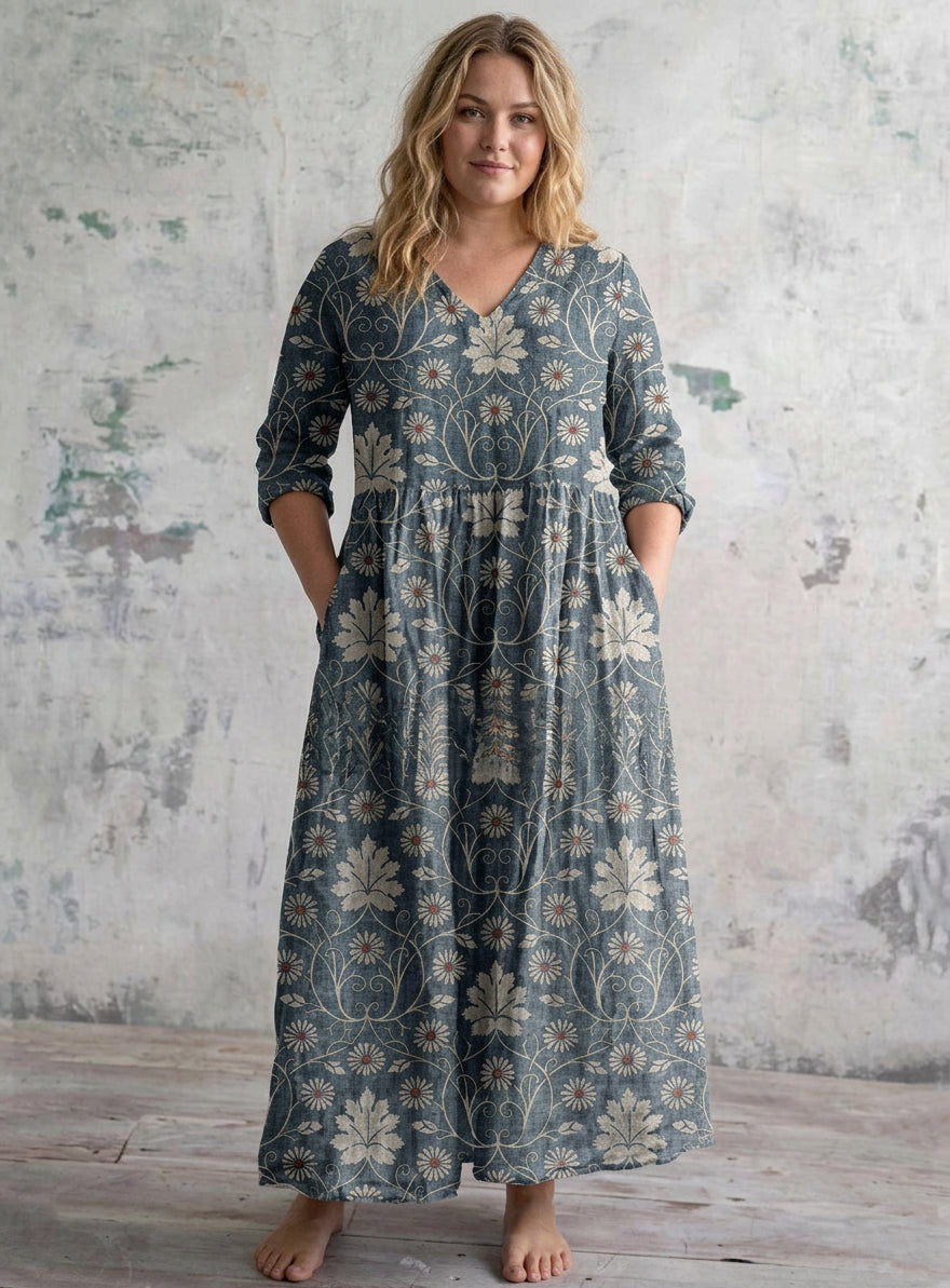 Elarisse | Sukienka Maxi Vintage Vine