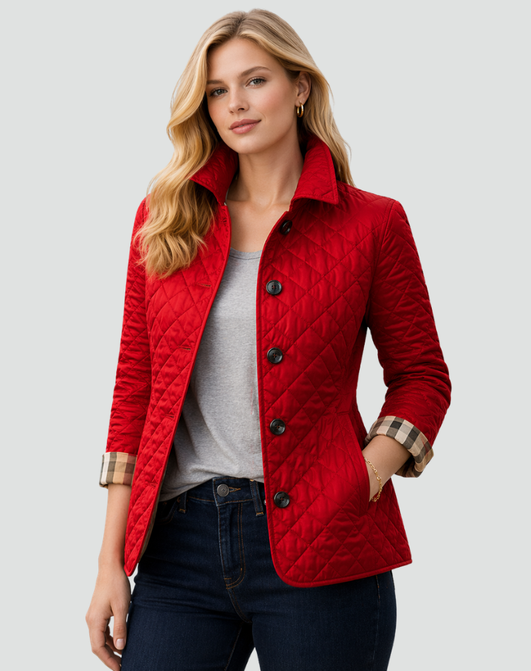 BELLUCCI MILANO | KURTKA QUILTED Z GUZIKAMI DLA KOBIET