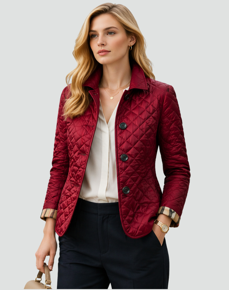 BELLUCCI MILANO | KURTKA QUILTED Z GUZIKAMI DLA KOBIET