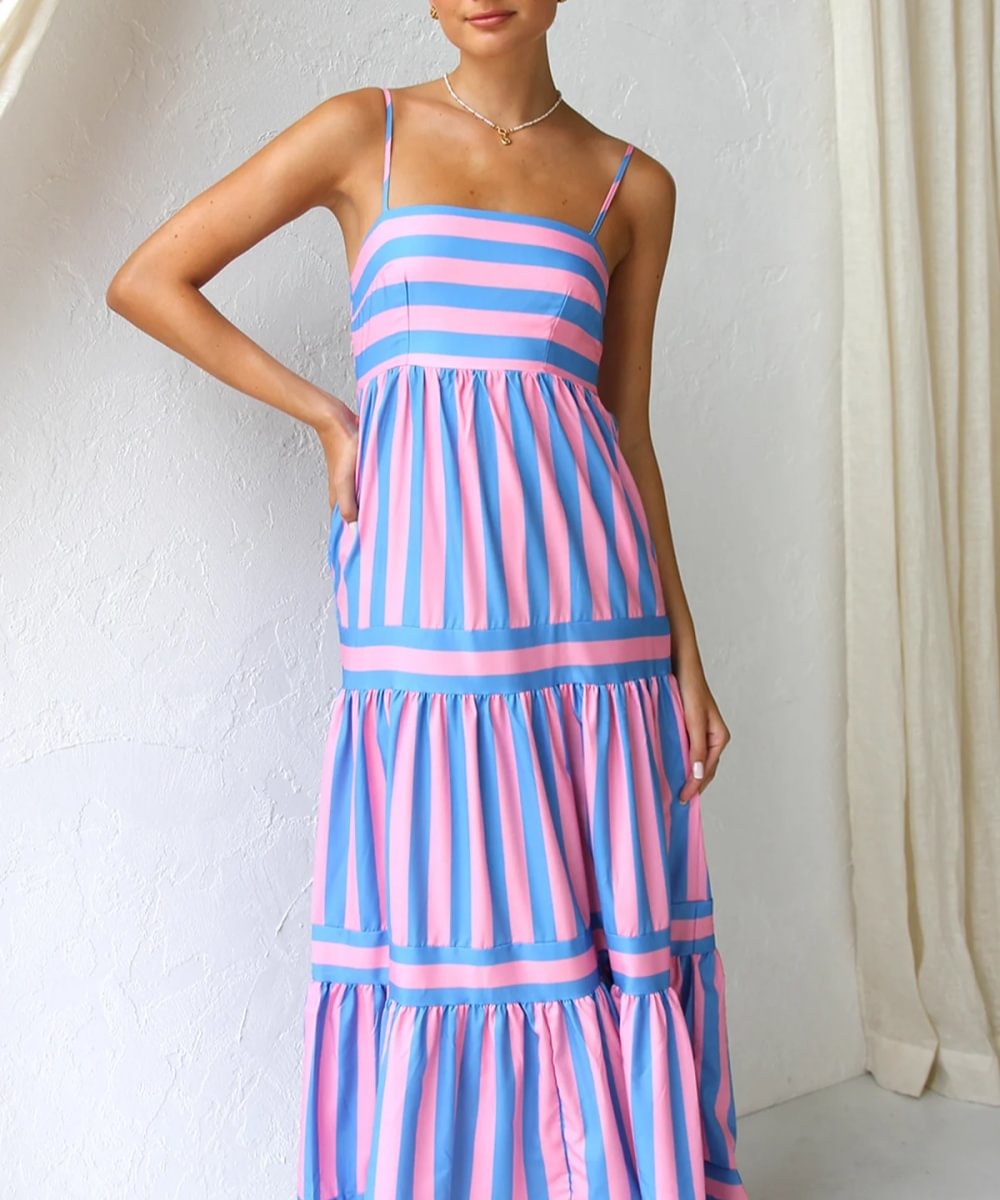 Sukienka Maxi w Paski