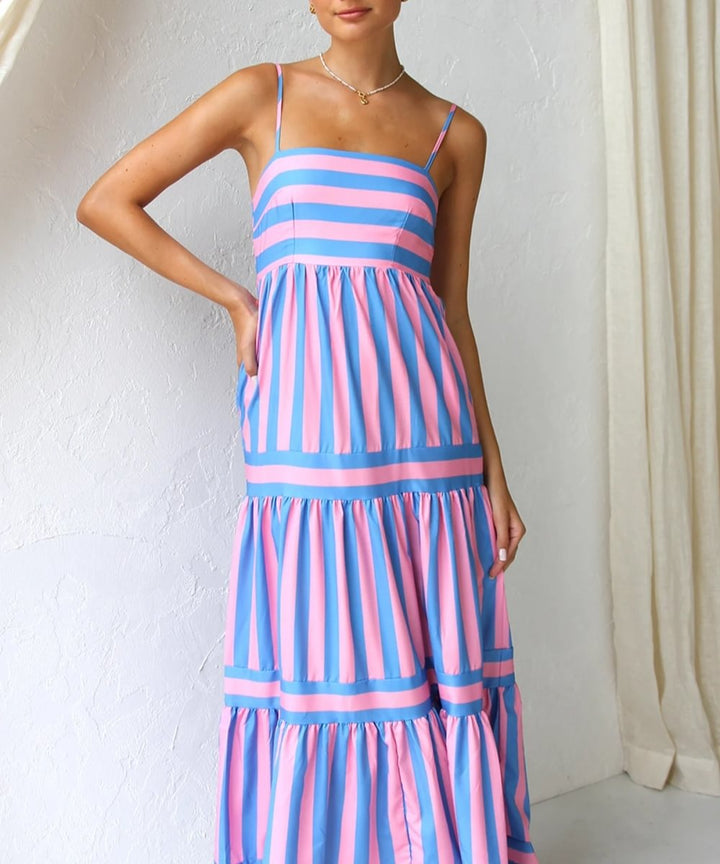 Sukienka Maxi w Paski