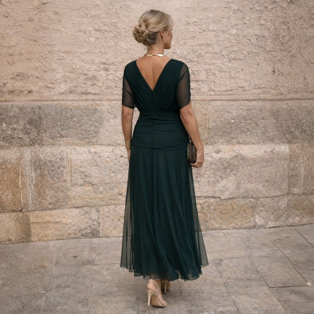 Eleanor | Sukienka Maxi z Odkrytymi Ramionami