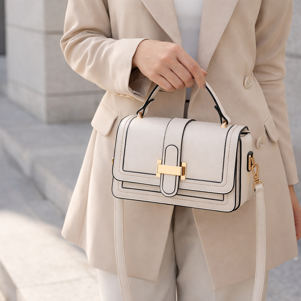 Luna Paris - Elegancka Skórzana Torebka
