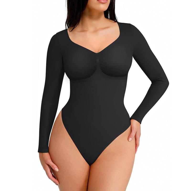 SONYA™ - Bezszwowy modelujący bodysuit z długim rękawem dla komfortu