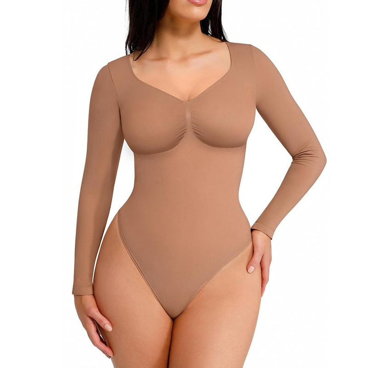 SONYA™ - Bezszwowy modelujący bodysuit z długim rękawem dla komfortu