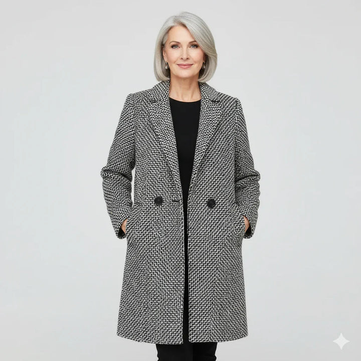 Claudia – Wygodny długi płaszcz