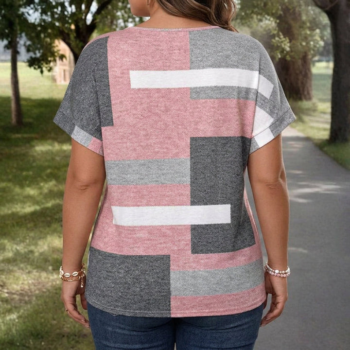Abby | Casual Color Block Bluzka