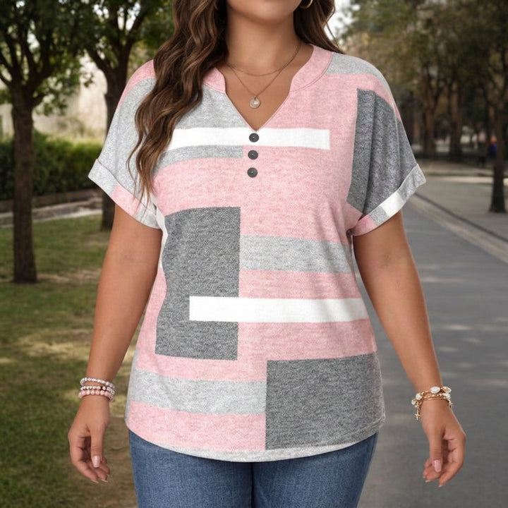 Abby | Casual Color Block Bluzka