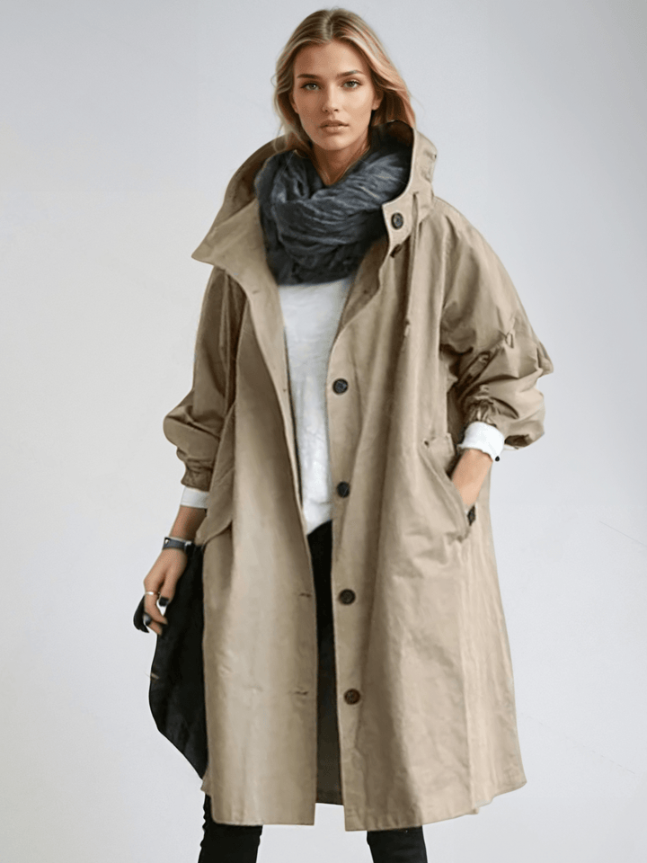 Elżbieta | Płaszcz trench wodoodporny
