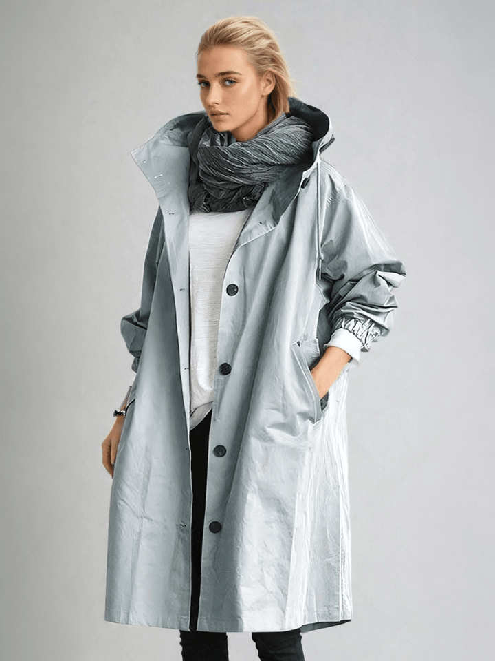 Elżbieta | Płaszcz trench wodoodporny