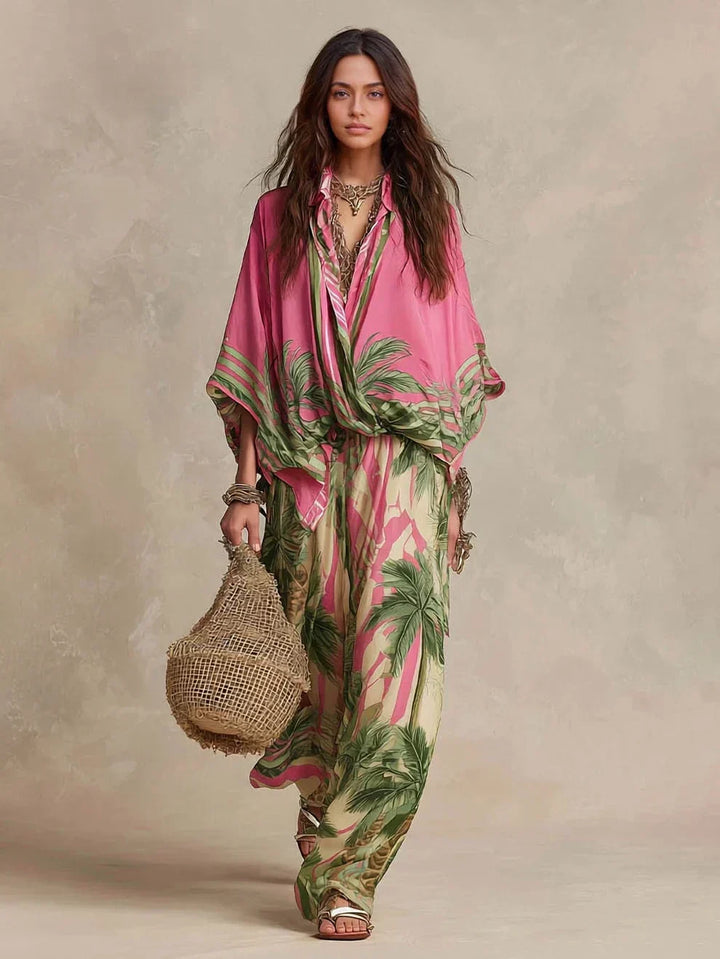 Marisol | Elegancki zestaw kimono z dwoma elementami