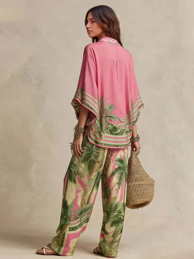 Marisol | Elegancki zestaw kimono z dwoma elementami