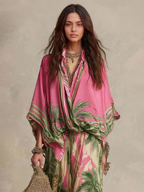 Marisol | Elegancki zestaw kimono z dwoma elementami