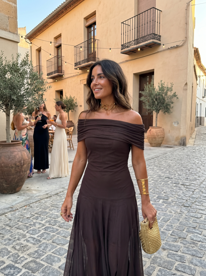 Maya | Elegancka i prosta sukienka maxi