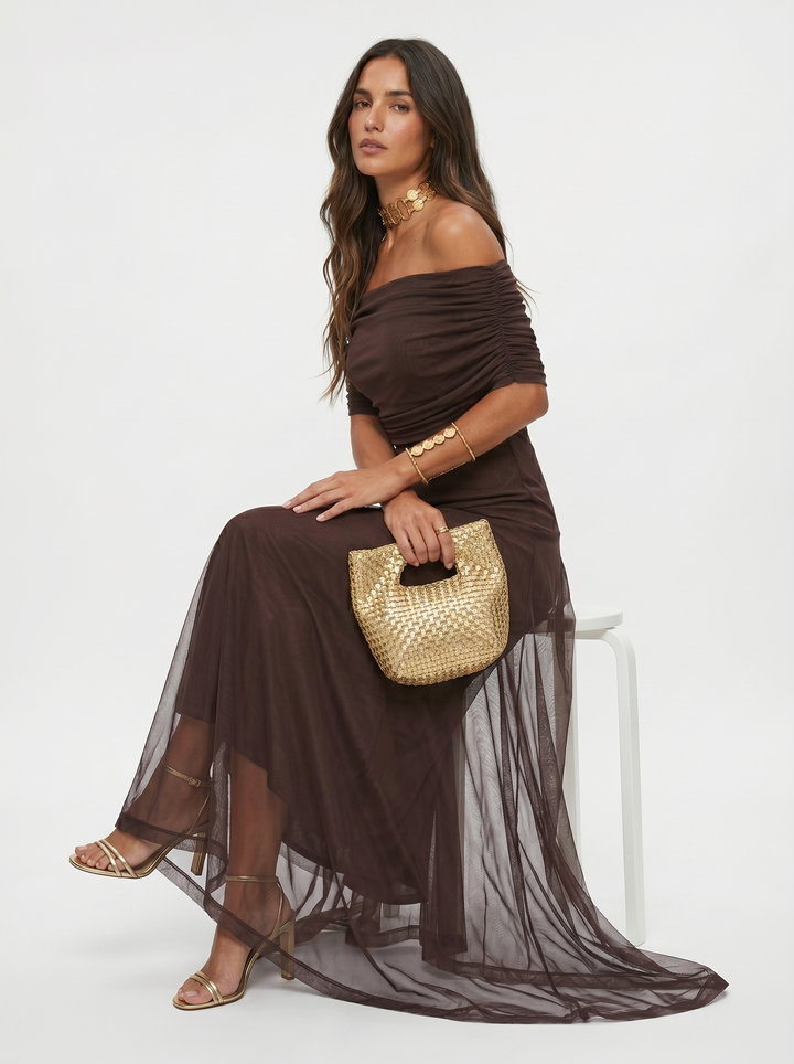 Maya | Elegancka i prosta sukienka maxi