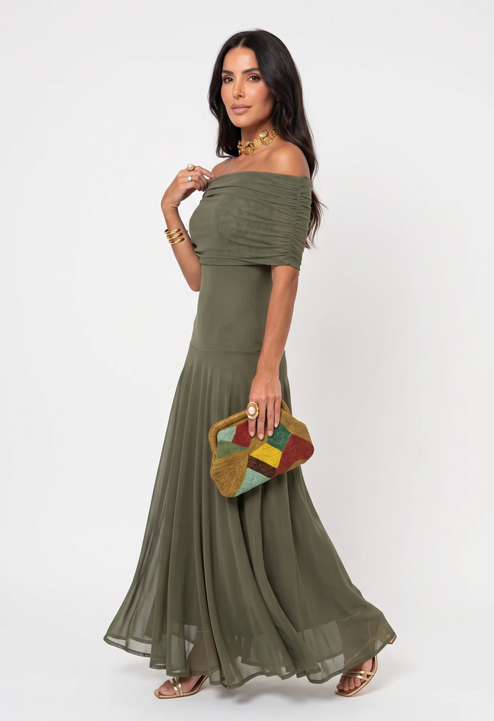 Maya | Elegancka i prosta sukienka maxi