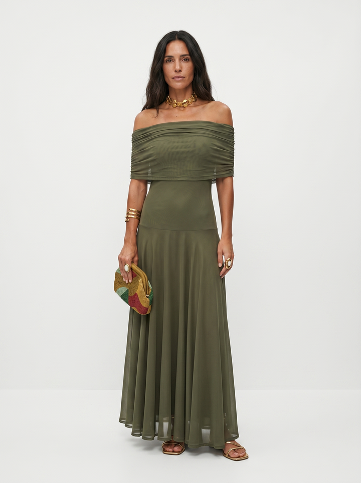 Maya | Elegancka i prosta sukienka maxi