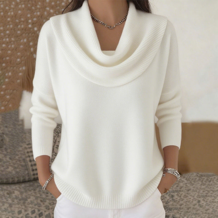 Vivienne | Sweter z dekoltem typu cowl