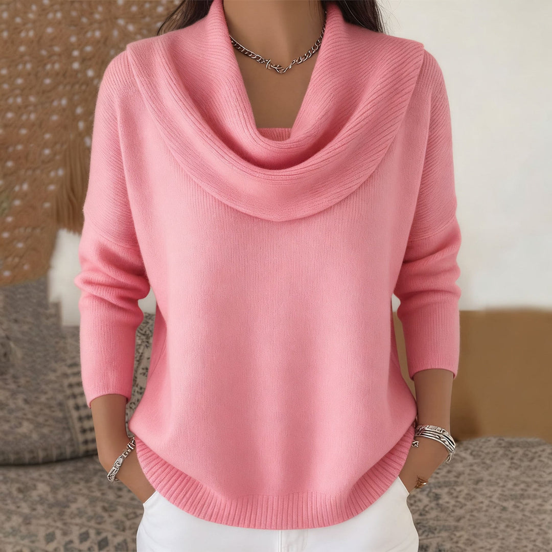 Vivienne | Sweter z dekoltem typu cowl