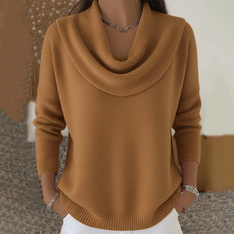 Vivienne | Sweter z dekoltem typu cowl