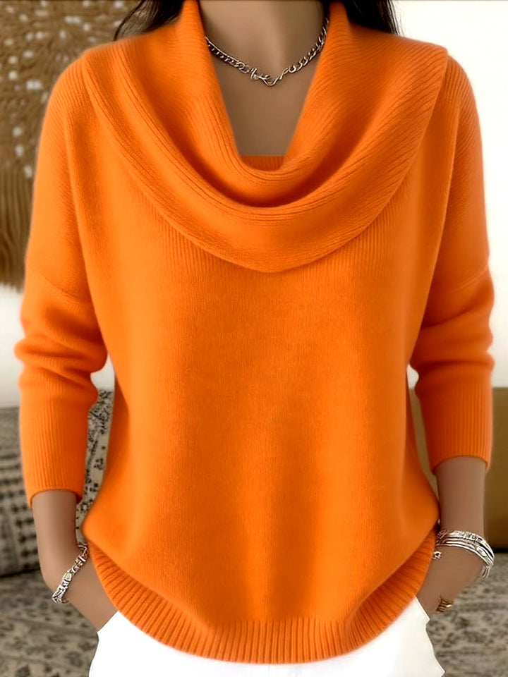 Vivienne | Sweter z dekoltem typu cowl