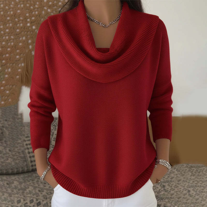 Vivienne | Sweter z dekoltem typu cowl