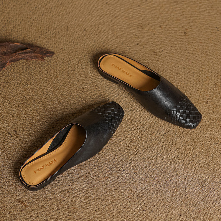 Mule z prawdziwej skóry Dalvi