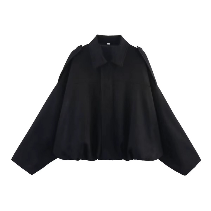 Kobieca Vintage Oversized Kurtka Bomber