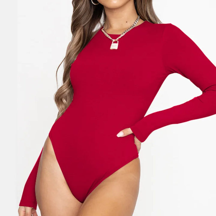 MIRAYE™ – Elegancki Body z Długim Rękawem