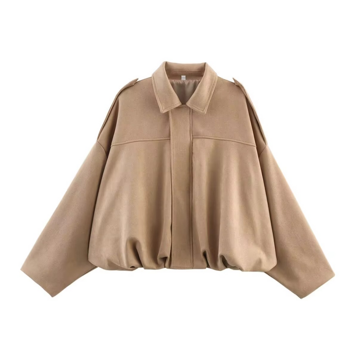 Kobieca Vintage Oversized Kurtka Bomber