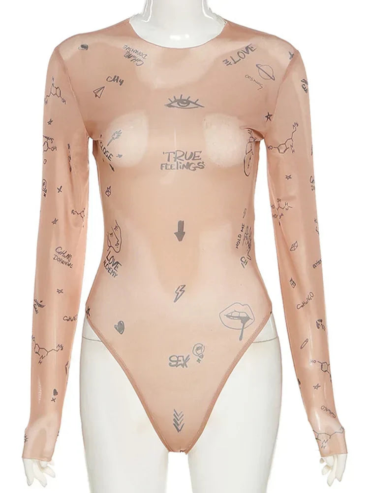JANELLA™ – Nowoczesny Body z Siatki